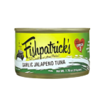 Can of garlic jalapeño albacore tuna with no added water or oil